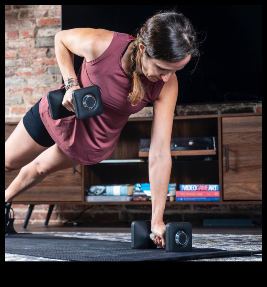 العرق والأناقة: معدات تمرين عصرية للتدريبات المنزلية