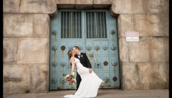 سحر حضري: صور ظلية أنيقة في أناقة الزفاف الحديثة