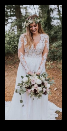 الرومانسية الريفية: إلهام فستان الزفاف العتيق