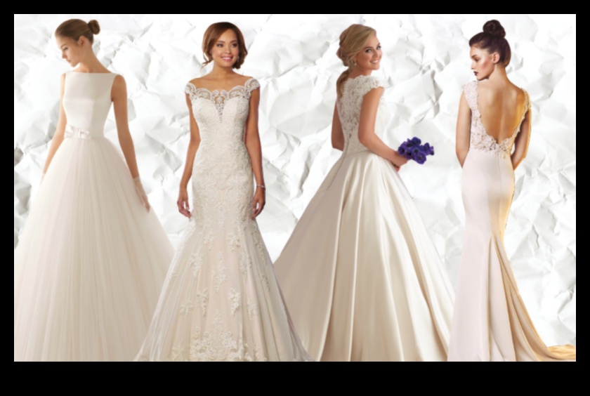 مذهلة عبر الزمن: أيقونات فساتين الزفاف الخالدة