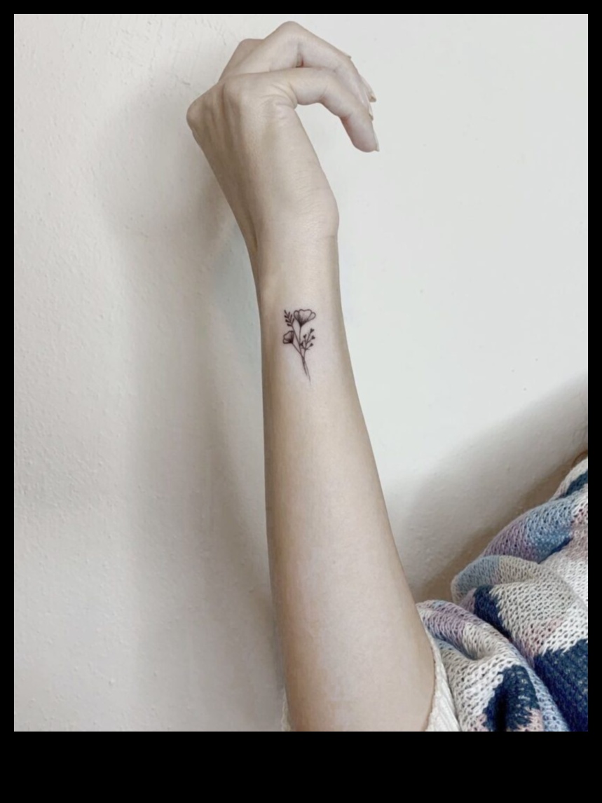 البساطة الأنيقة: وشم المعصم البسيط للمشاعر الحديثة