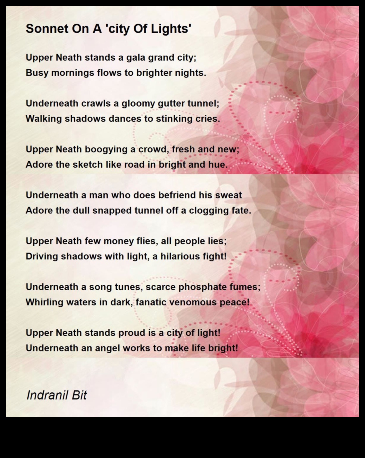 السوناتات لمشاهدة معالم المدينة تلتقط جمال المدينة في الآية 5 السوناتات السياحية: الشعر بلغة وجهات النظر