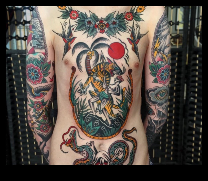 أساطير على الجلد: قصص الوشم التقليدية المصنوعة بالحبر