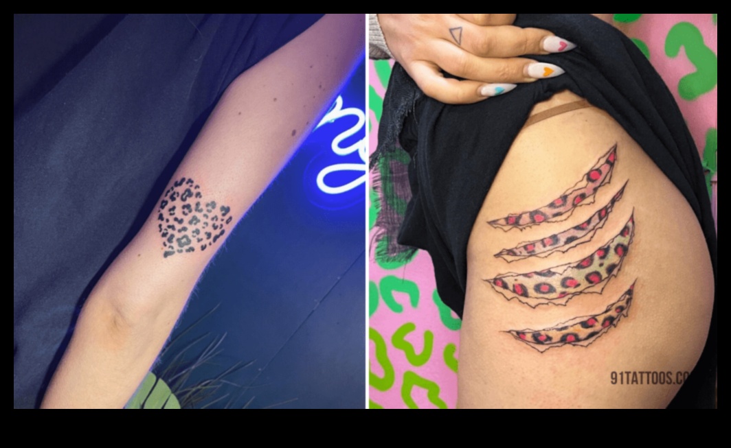 انطباعات الحبر: ارتقِ بالأناقة مع وشم الساق الجريء