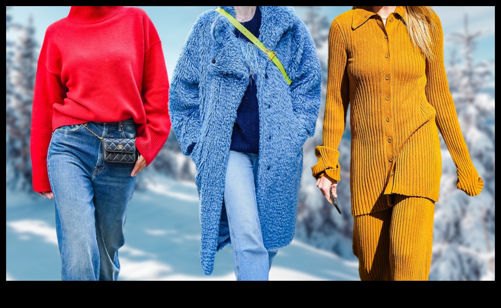 الشتاء غريب الأطوار: عناصر مرحة في أزياء الطقس البارد