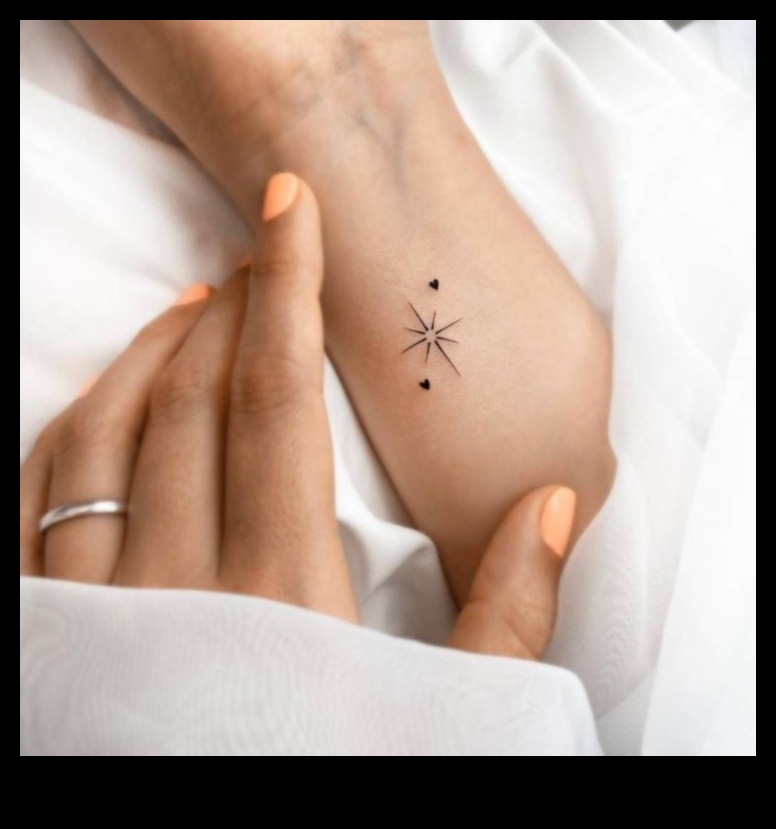 البساطة الأنيقة: وشم المعصم البسيط للمشاعر الحديثة